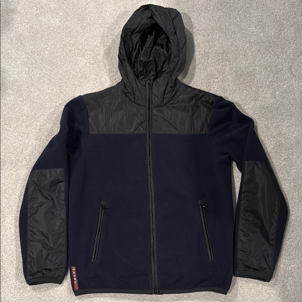 Prada Black and Blue Performance Jacket